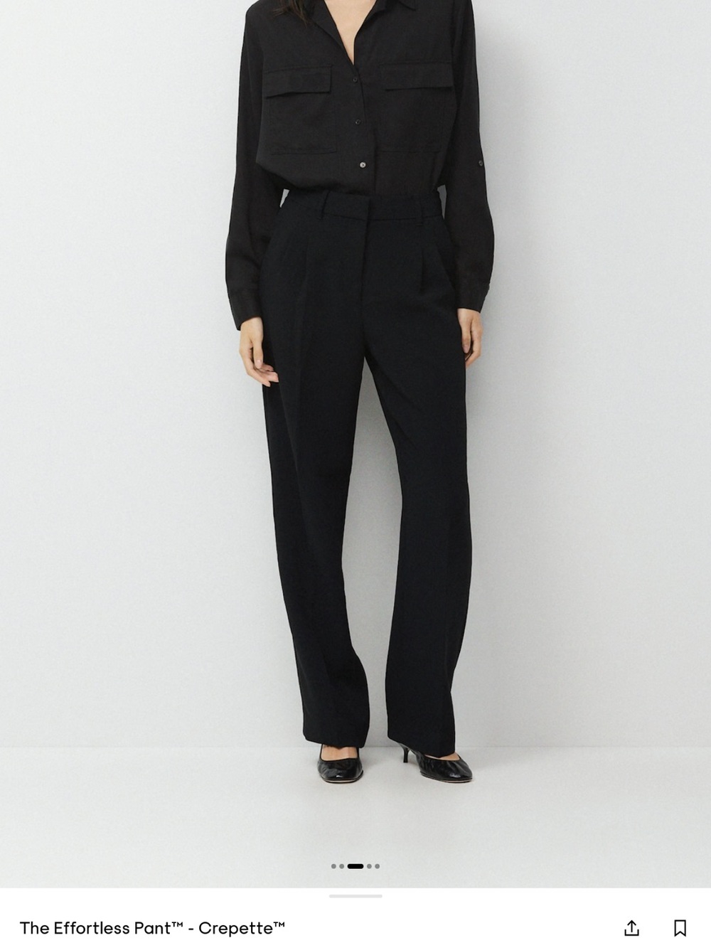 Aritzia Effortless Pant Crepette